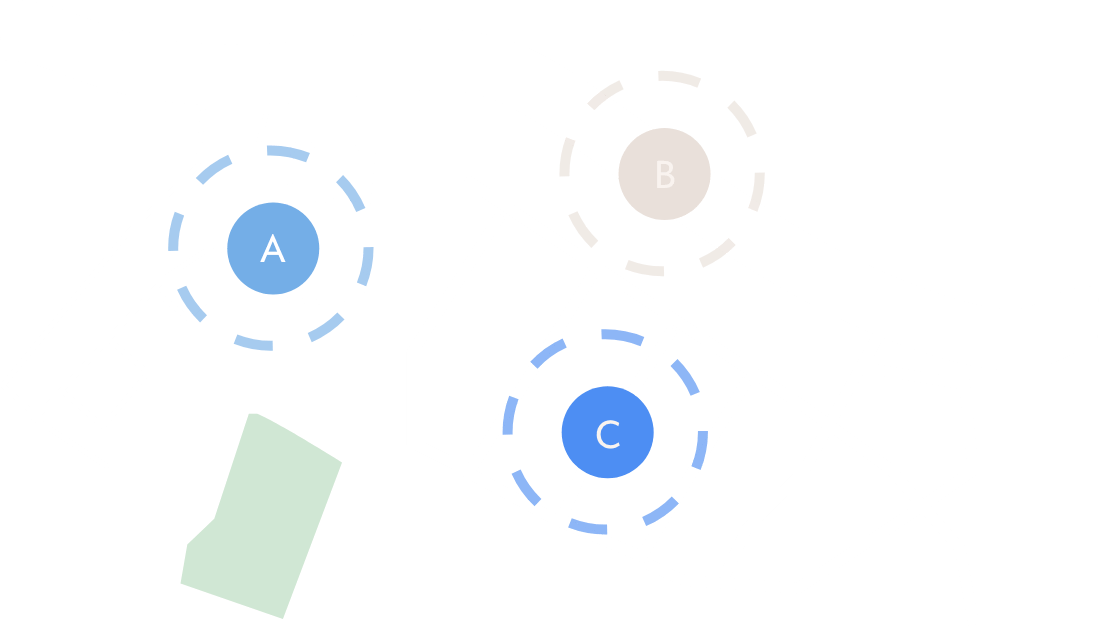 Mehrere Standorte im Schichtplan