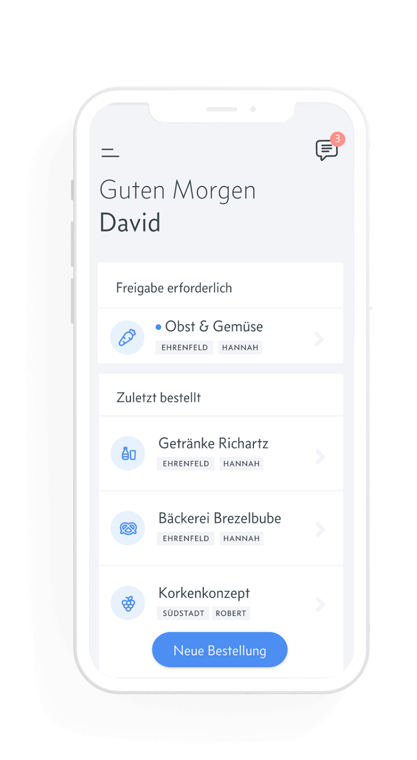 Warenbestellung