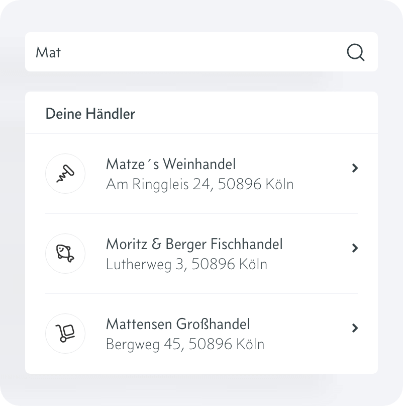 Alle Händler, eine App