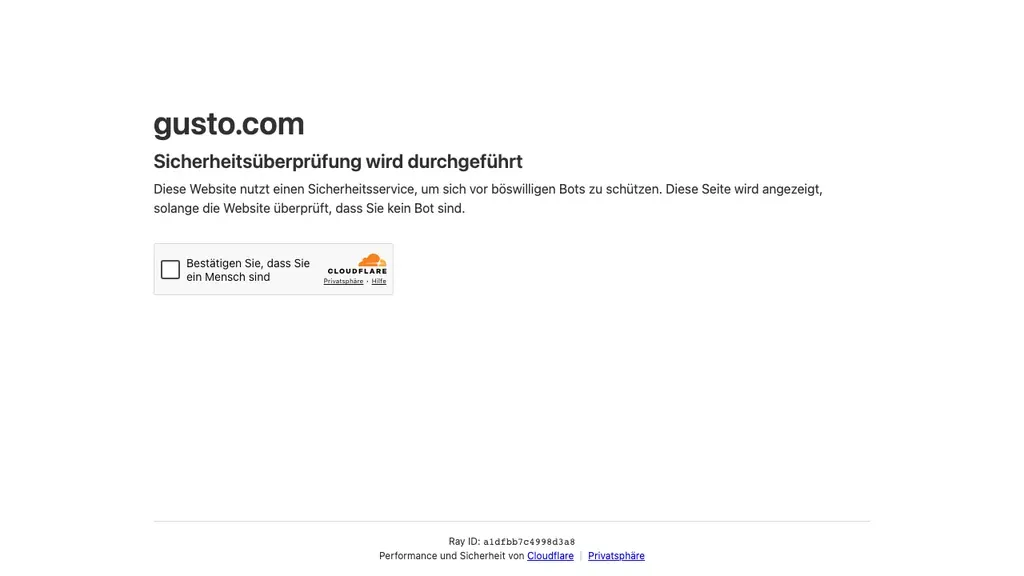 Gusto HR payroll and onboarding homepage (screenshot July 2026)