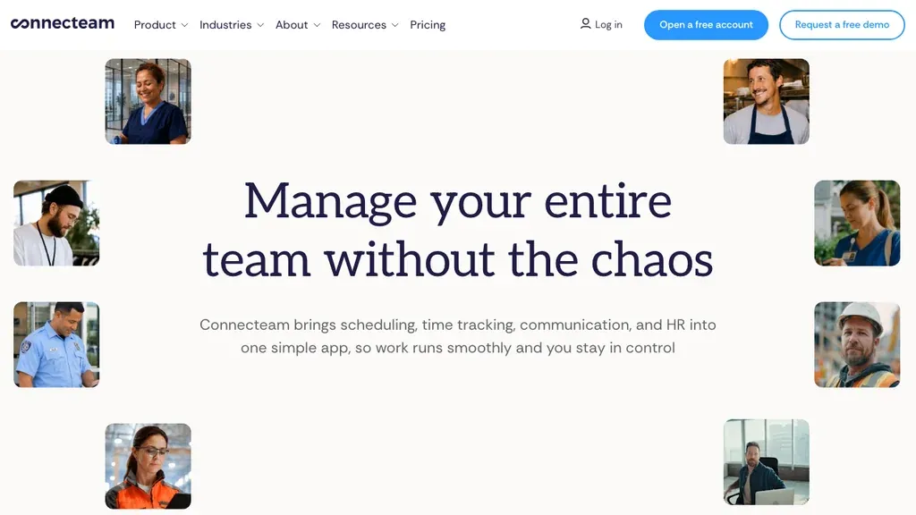 Connecteam employee app homepage (screenshot October 2026)