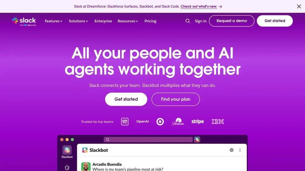Slack team messaging and channels for remote work (screenshot September 2026)