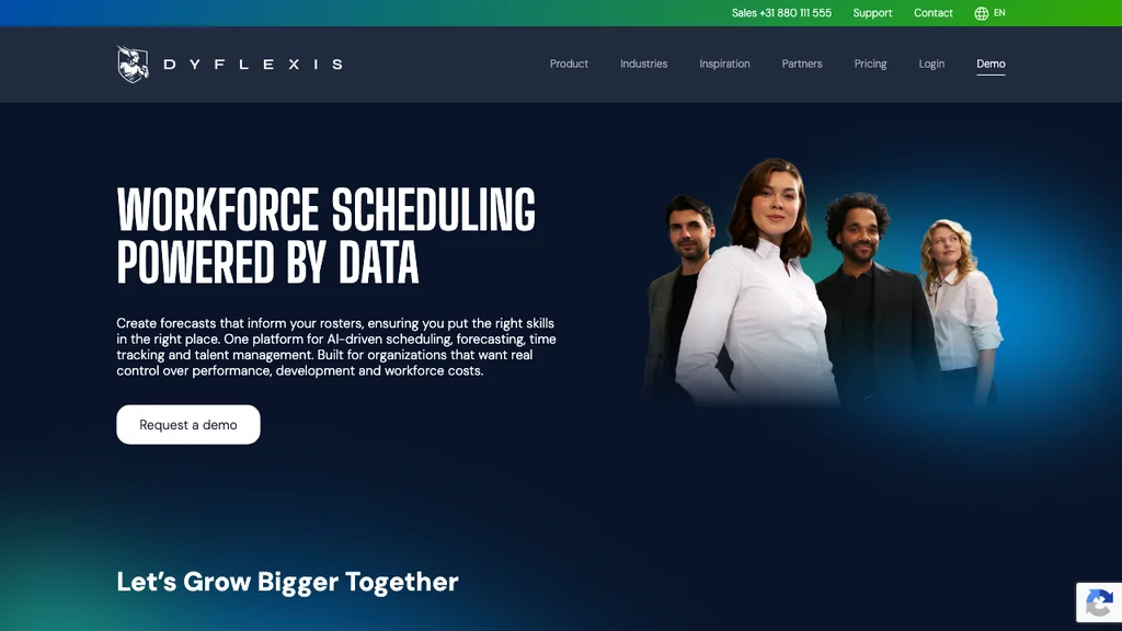 Dyflexis planning en tijdregistratie automatisering software (screenshot juli 2026)
