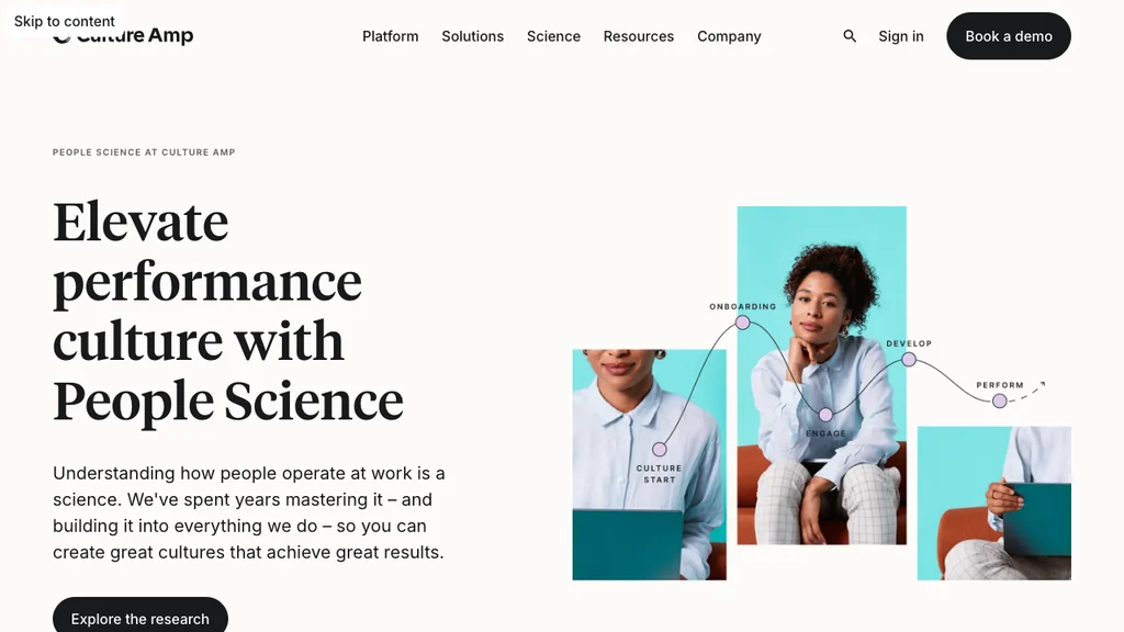 Orgnostic mid-market people analytics platform homepage (screenshot July 2026)