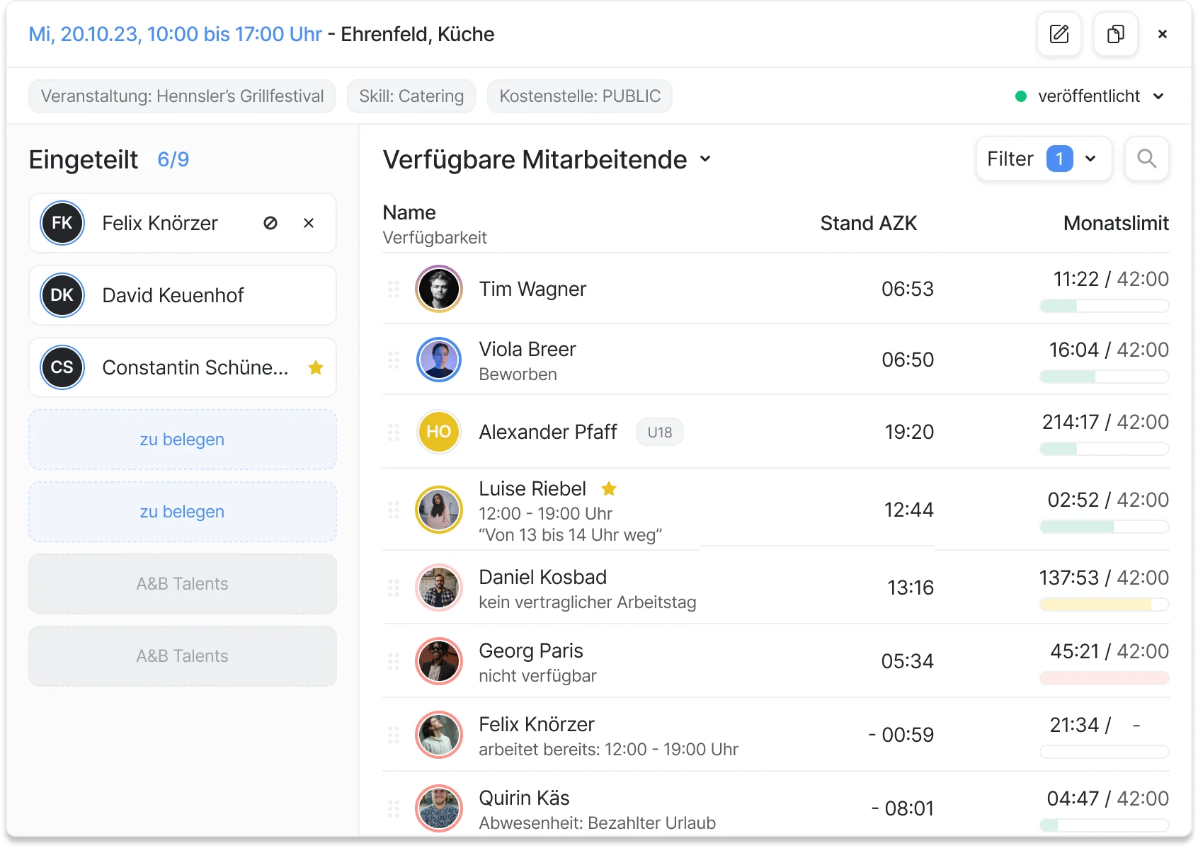 Product Updates Q4/2024: Events & Schichtplanung | Ordio