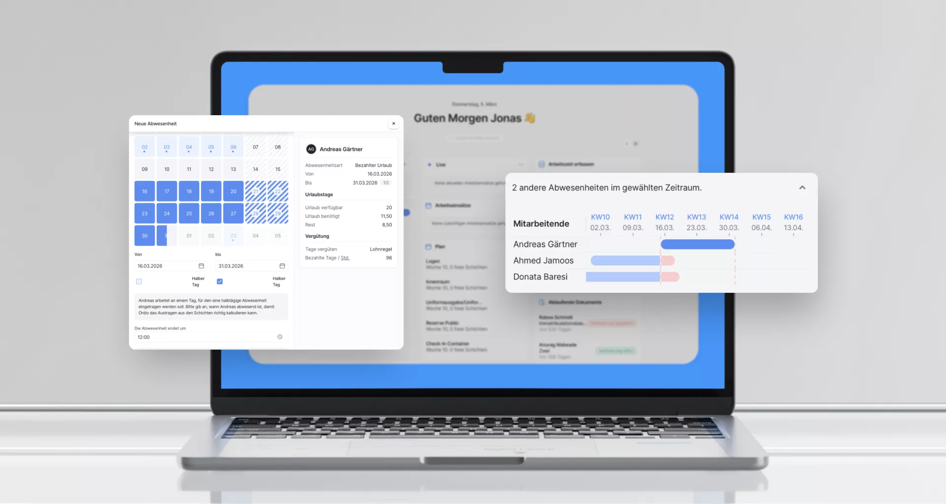Das neue Abwesenheitsmodal: Mehr Überblick, weniger Aufwand