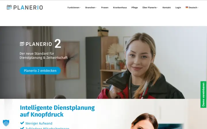 Planerio Benutzeroberfläche für Schichtplanung und Zeiterfassung im Vergleich mit Ordio
