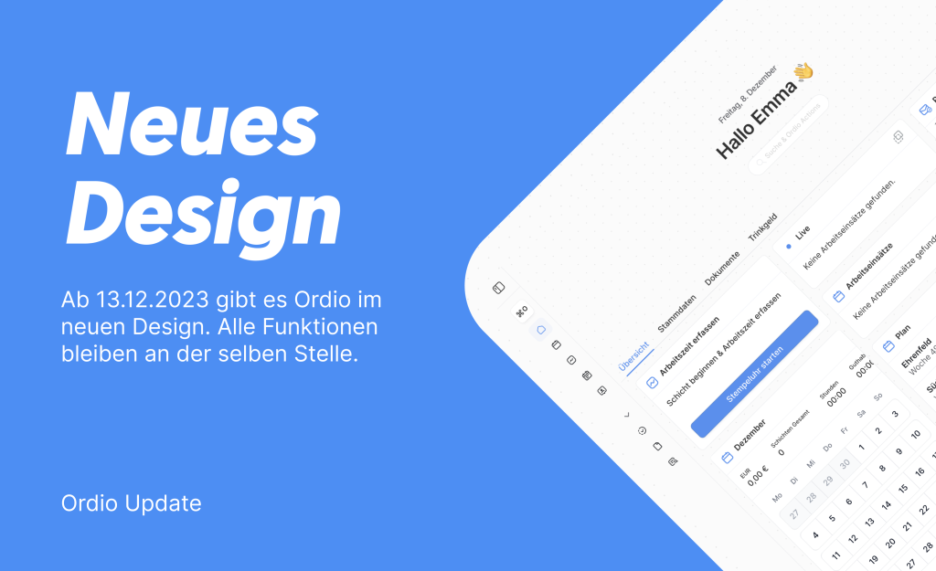 Ordio in neuem Design 👋