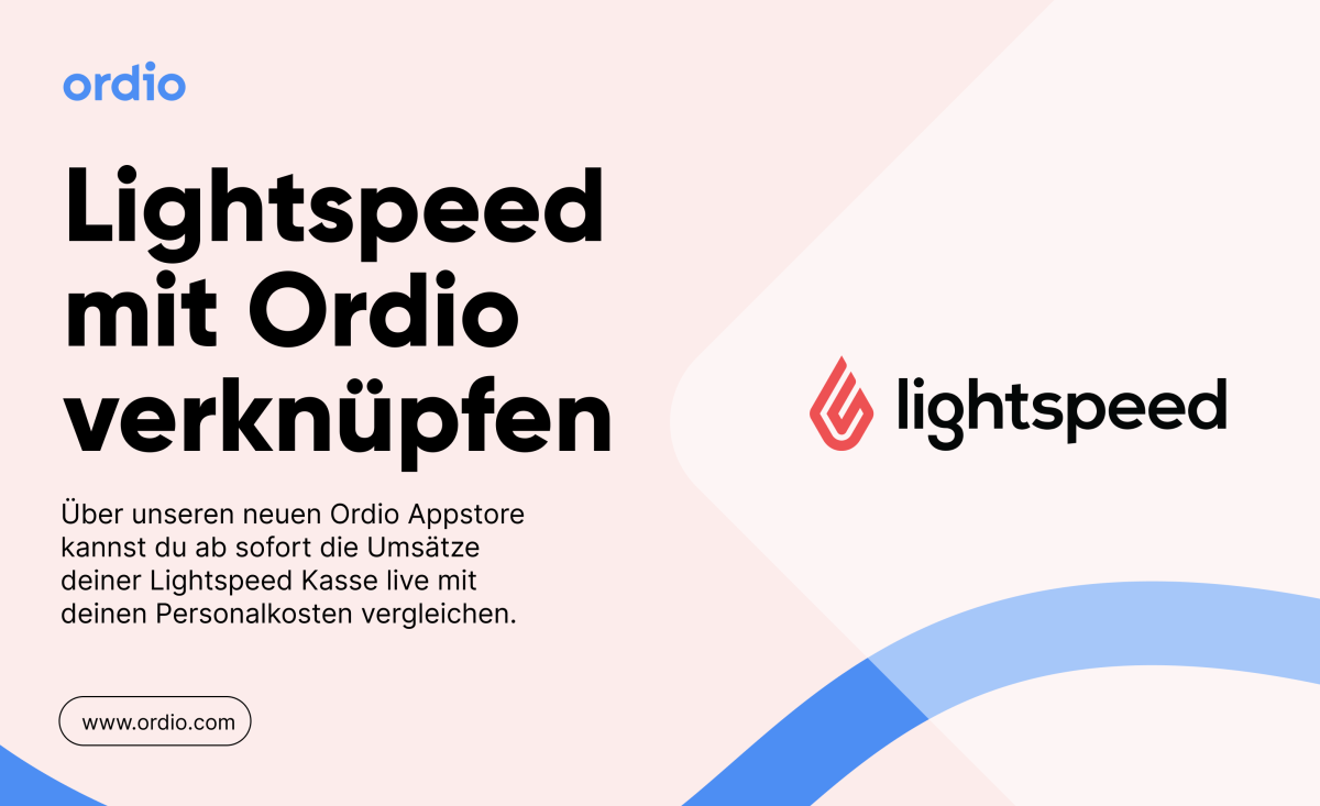 Neu: Lightspeed POS im Ordio Appstore