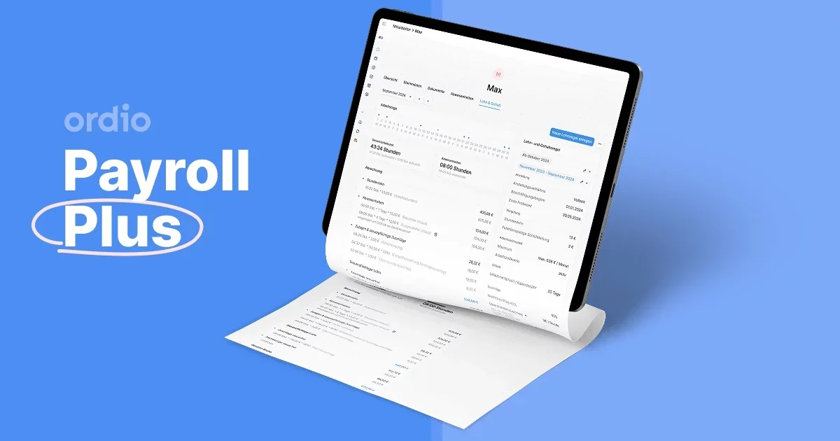 Payroll Plus Update: Bescheinigungen direkt über Ordio anfragen
